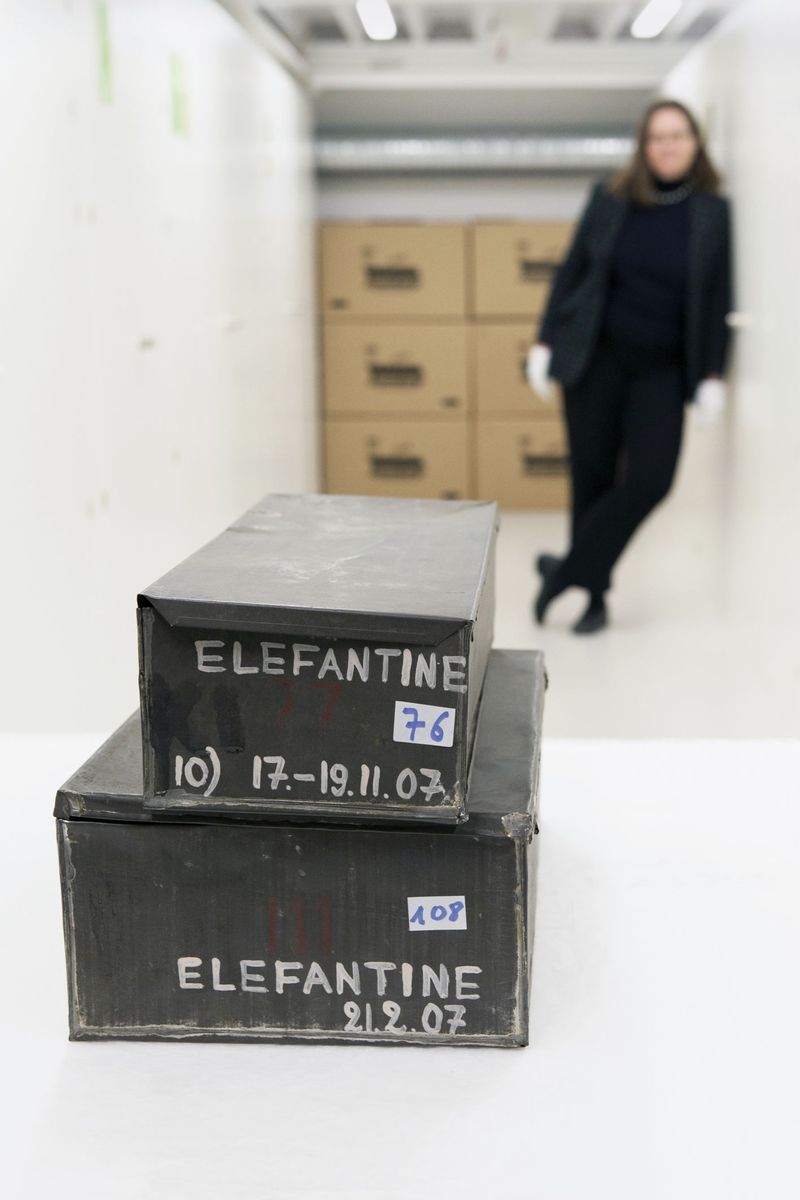 In solchen Kisten kamen die Papyri von der Nilinsel Elephantine zwischen 1906 und 1908 nach Berlin. (c) Staatliche Museen zu Berlin / Juliane Eirich