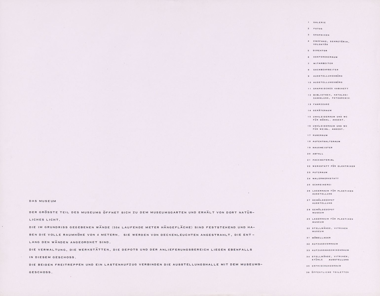 Ludwig Mies van der Rohe: Präsentationsmappe für den Bau der Neuen Nationalgalerie. (c) bpk / Kunstbibliothek, SMB / Dietmar Katz