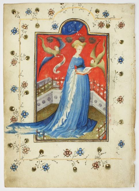 Darstellung Maria von Geldern aus der illuminierten Handschrift S. 19 © Staatsbibliothek zu Berlin, M. Hundertmark