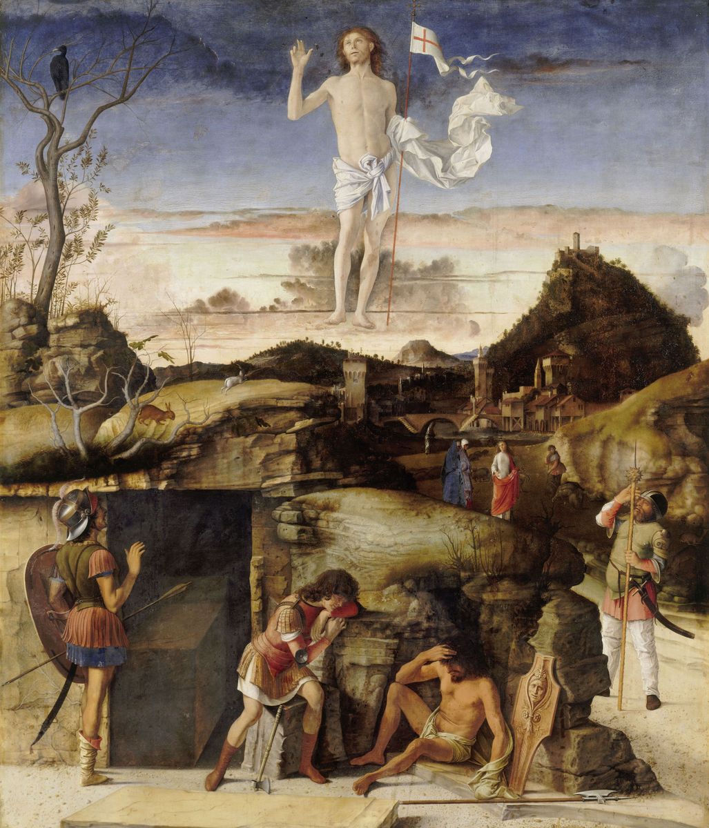 Giovanni Bellini: Die Auferstehung Christi, um 1475/79 © bpk / Gemäldegalerie, SMB / Jörg P. Anders