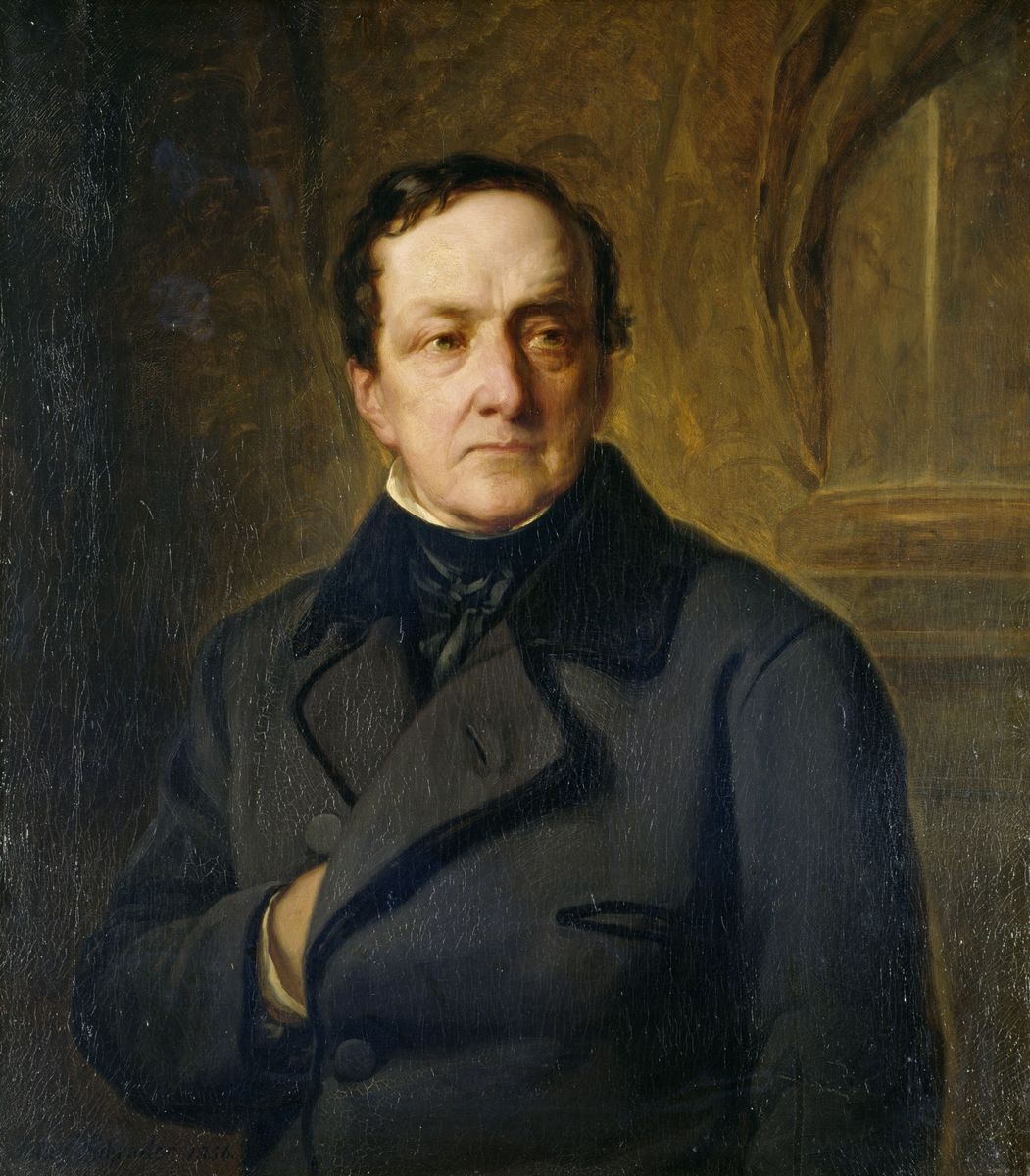 Julius Friedrich Anton Schrader: Bildnis des Bankiers Joachim Heinrich Wilhelm Wagener (1856) © bpk / Nationalgalerie, SMB / Karin März