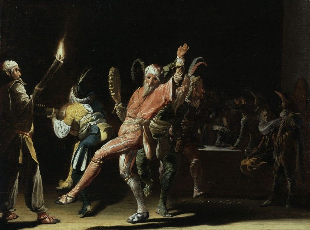 Willem Cornelisz Duyster: Fastnachtsnarren, Gemälde / Öl auf Eichenholz, um 1630, © Gemäldegalerie, Staatliche Museen zu Berlin / Jörg P. Anders