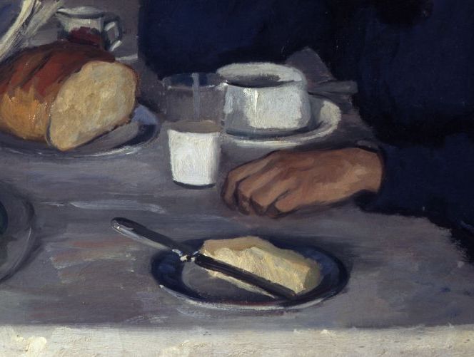 Leo von König: Am Frühstückstisch, 1907 (Detail) © Staatliche Museen zu Berlin, Nationalgalerie / Andres Kilger