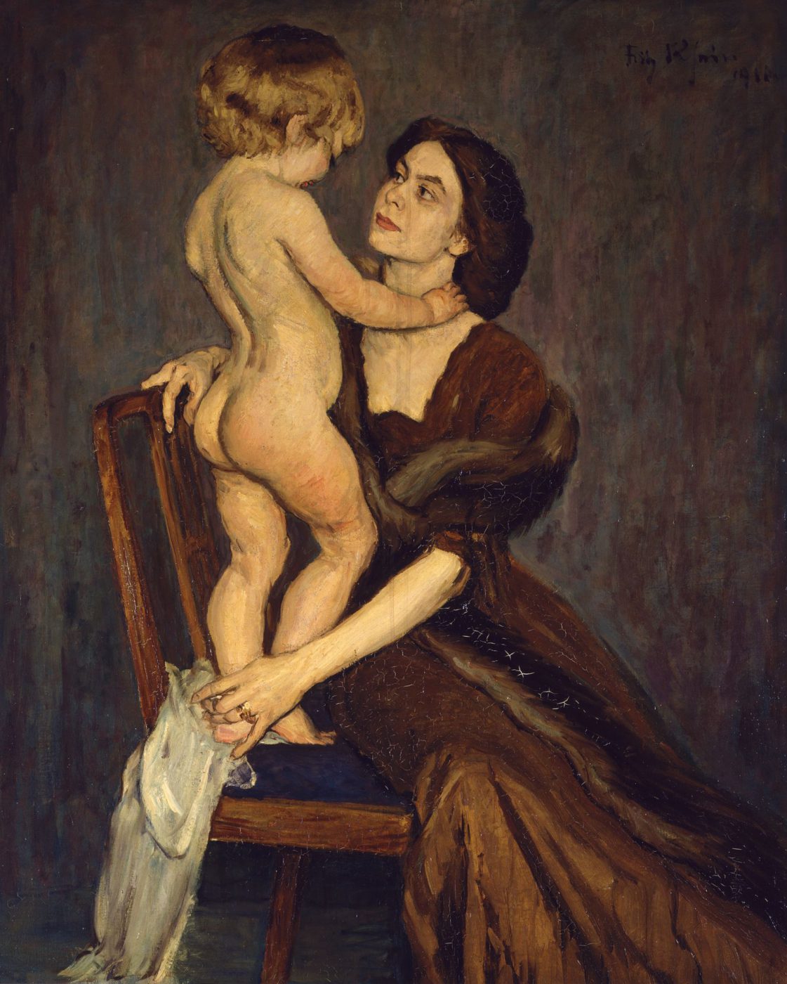 Fritz Rhein: Dame mit Kind, 1910 © Staatliche Museen zu Berlin, Alte Nationalgalerie / Andres Kilger