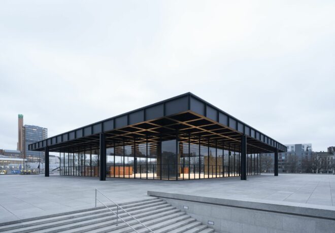 Neue Nationalgalerie Außenansicht / Exterior view, 2021 © BBR / Marcus Ebener / Ludwig Mies van der Rohe / VG Bild-Kunst, Bonn 2021