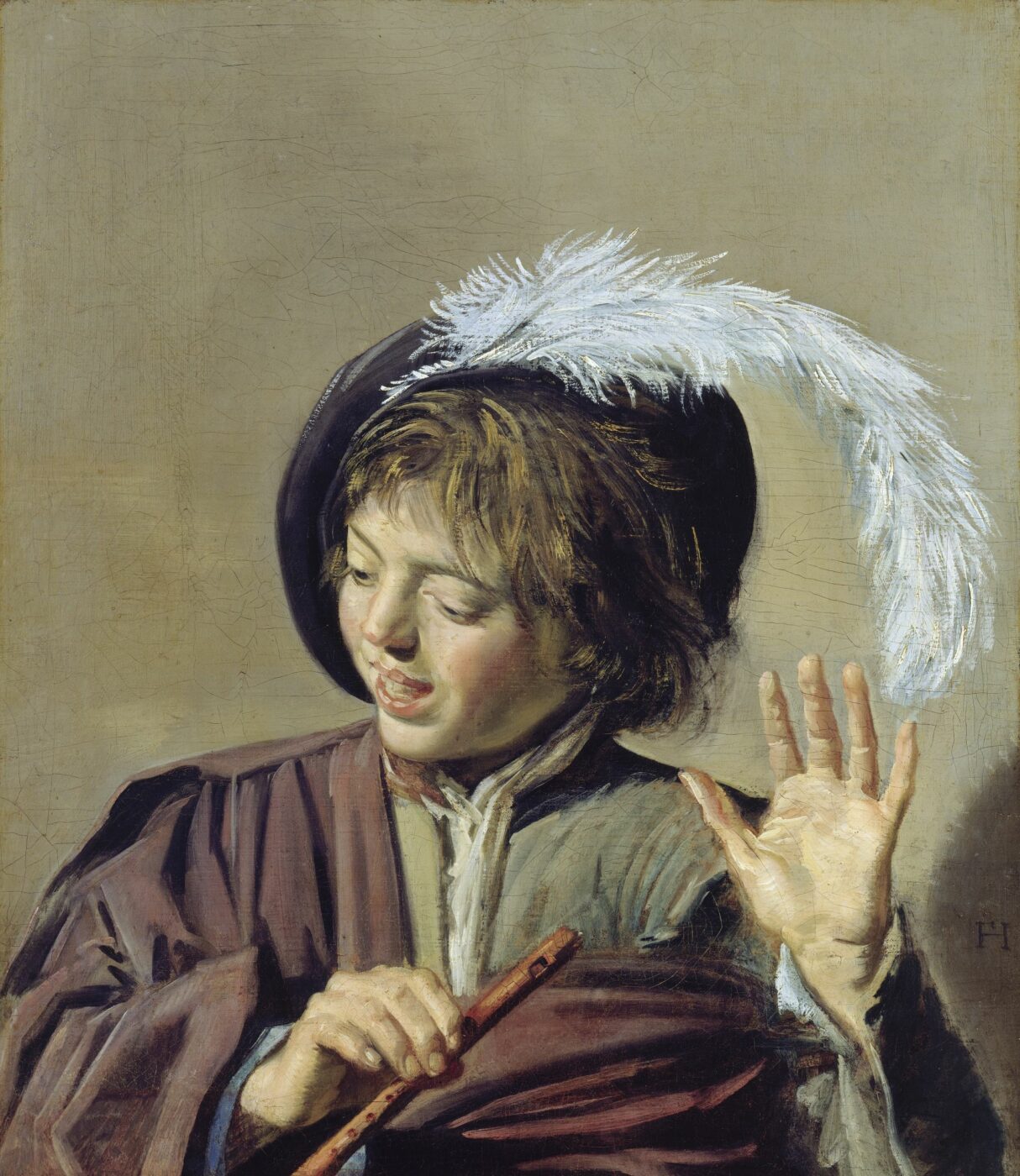 Frans Hals: Singender Knabe mit Flöte, um 1623 © Staatliche Museen zu Berlin, Gemäldegalerie / Jörg P. Anders 