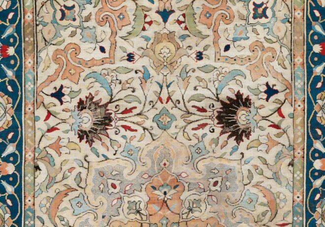 Kostbarer Teppich aus der Sammlung von Alfred Cassirer (Kaschan, Iran, 16. Jh.) © Rippon Boswell Wiesbaden