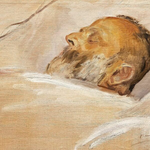 Max Slevogt: „Louis Cassirer auf dem Totenbett“ (1904); Foto: David von Becker