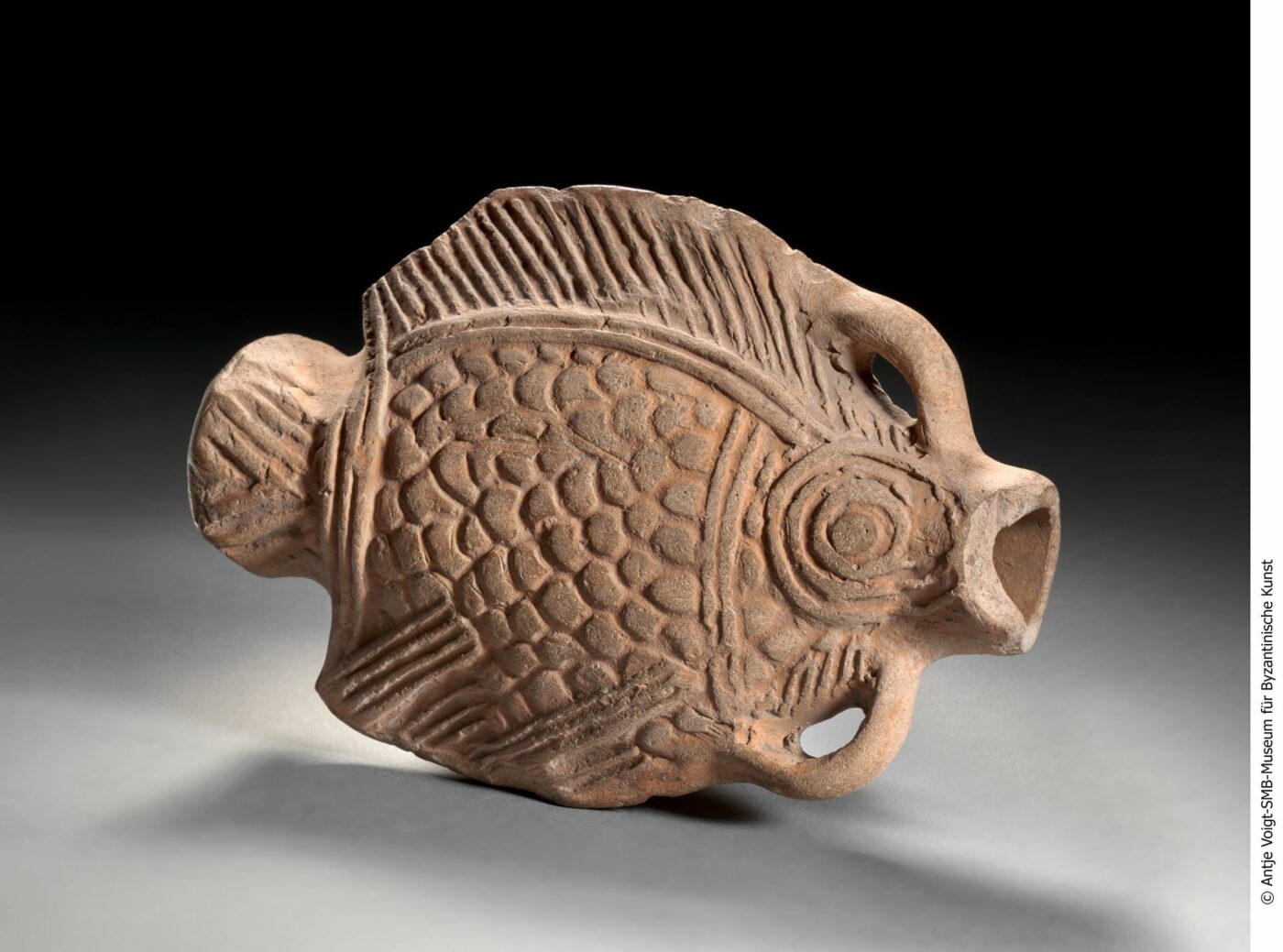 Fischförmige Ampulle, Ägypten, 5./6. Jhdt. © Staatliche Museen zu Berlin, Skulpturensammlung und Museum für Byzantinische